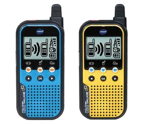 VTech Vysielačky Kidi Talkie modrá/žltá / 2 ks / LCD displej / dosah 200 m / od 4 rokov