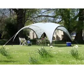Coleman Pavilion Event Shelter svetlo šedá/sivá / Prístrešok / 4,5x4,5 m / vodný stĺpec 1000 mm / UV 50+