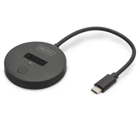 Digitus DA-71547 čierna / Dokovacia stanica pre M.2 SSD / NVMe + SATA / USB-C 3.2 Gen 1 / 4 TB