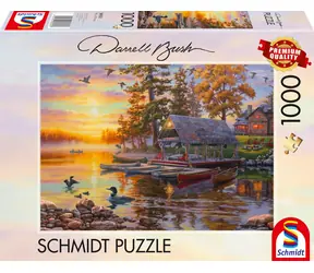 Schmidt Puzzle Lodenice s kanoe / 1000 dielikov / od 12 rokov
