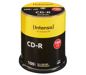 INTENSO CD R 700MB 52x / CD- R disk / Spindl 100 ks