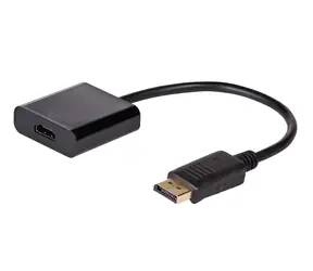 Akyga čierna / Adaptér DisplayPort - HDMI