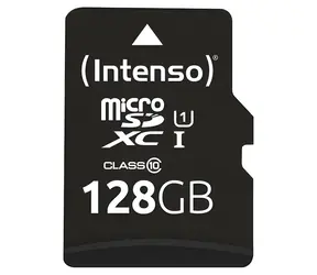 INTENSO UHS-I Performance 128GB / Pamäťová karta microSDXC / UHS-I U1 / Class 10 / čítanie 90MB/s
