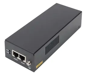 Digitus DN-95109 čierna / PoE injektor / Gigabit Ethernet / 802.3bt / 85 W
