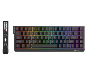 Onikuma MT603 čierna / Herná klávesnica / hot-swap / ARGB / Bluetooth + 2,4 GHz + USB-C