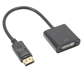 Akyga DVI (F) - DisplayPort (M) / Redukcia / ABS / 20 cm