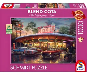 Schmidt Puzzle Americká reštaurácia / 1000 dielikov / od 12 rokov
