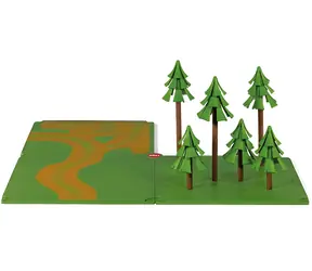 Siku WORLD Scenérie poľnej cesty a les / Doplnok k hernej sade Farm / od 3 rokov