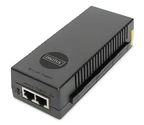 Digitus DN-95108 čierna / PoE injektor / 10 Gigabit Ethernet / 802.3at / 30 W
