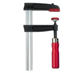 Bessey TPN50S12BE / Skrutková svorka z temperovanej liatiny s drevenou rukoväťou / 500 x 120 mm / upínacia hrúbka až 5500 N