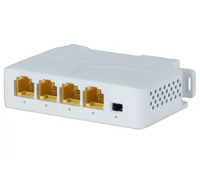 Xtendlan PoE LAN extender / PoE extender / 1x PoE-in 90W 802.3bt / 3x PoE-out 60W 802.3 AF/at / Gigabit