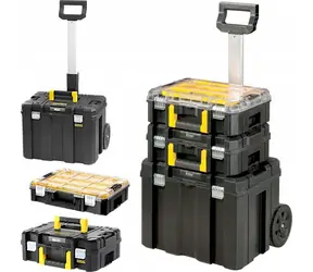 Stanley FMST1-80101 / Pojazdná sada boxov na náradie PRO-STACK / 69,3 × 53,5 × 44,6 cm