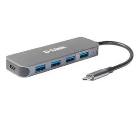 D-Link DUB-2340 / USB hub / 4X USB-A 3.2 Gen1 / USB-C PD nabíjanie / 5 portov