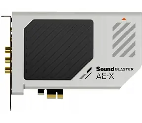 Creative Sound Blaster AE-X sivá/čierna / Zvuková karta / PCIe / ESS SABRE DAC / slúchadlový zosilňovač