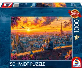 Schmidt Puzzle Šepot parížskych striech / 1000 dielikov / od 12 rokov