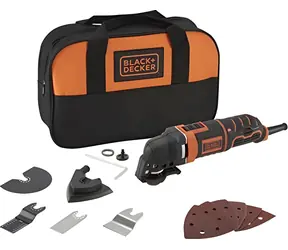 Black&Decker MT300SA2-QS / Multifunkčné náradie / 300W / Super-Lok rýchloupínanie / príslušenstvo v sade