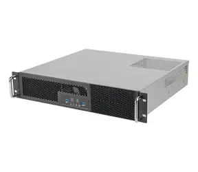 Silverstone SST-RM23-502-MINI čierna / Serverová skriňa / 2U / µATX / 2x 5,25" / 2x USB-A 3.2