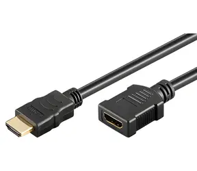 Neutralle HDMI 2.0 / Predlžovací kábel / HDMI-HDMI / 2 m / pozlátené konektory / čierna