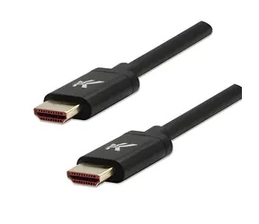 Logo HDMI 2.1 2 m čierna / Kábel HDMI / Ultra High Speed / samec - samec / 8K 60Hz / pozlátené konektory