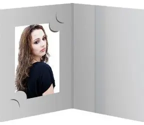 Daiber šedá / Obálka na pasové fotografie / 3 veľkosti / 100 ks