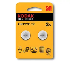 Kodak MAX CR1220 / Lítiová batéria / 3V / 2ks / blister