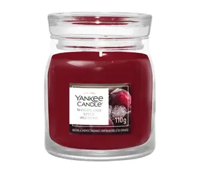 Yankee Candle Vonná sviečka Woodland Spice / Signature sklo malé / 29 hod / 110 g