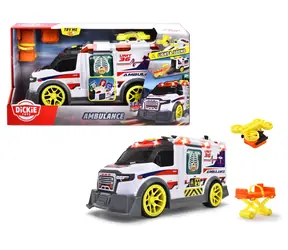 Dickie Toys Sanitka s dronom / nosidlá, lekárnička, 3 röntgenové karty / od 3 rokov