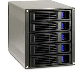 Inter-tech ST-5255 / Rámček pre pevné disky / 5x 2.5 "-3.5" HDD / SATA 6 Gb/s / RAID / 3x 5.25"