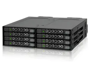 Icy Dock MB998SP-B ToughArmor čierna / Box pre HDD/SSD / 8x 2,5 "SATA / Hot-Swap / do 5,25" pozícia