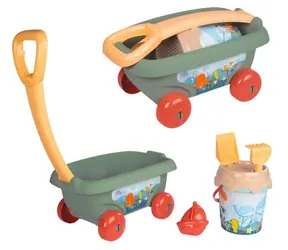 Smoby Záhradný vozík Life s vedierkovou sadou / plast / od 18 mesiacov