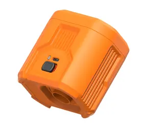 Flextail Evo Pump 3 oranžová / Prenosná vzduchová pumpa / tlak 5 kPa / prietok 1000 l/min / USB-C