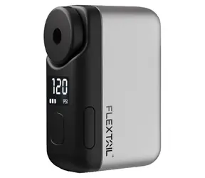 Flextail Tiny Bike Pump Pre šedá / Prenosná cyklistická pumpa / tlak 120 PSI / USB-C