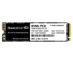 TeamGroup MP33 PRE 2TB / SSD / NVMe PCIe 3.0 x4 / M.2 2280 / R: 2400 MBps / W: 2100 MBps / MTBF 2mh