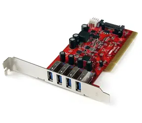 StarTech PCI karta USB 3.0 4- Port / Radič USB / 4X USB-A / Renesas / NEC µPD720202