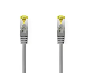 Nedis šedá / Patch kábel / Cat 8.1 / S/FTP / RJ45 / 0.5 m / LSZH