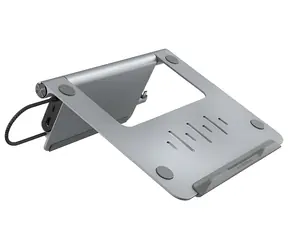 Adam Elements CASA Hub Stand šedá / USB-C húb a stojan na notebook / 5v1