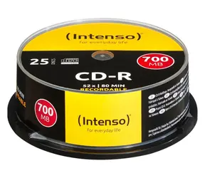 INTENSO CD R 700MB 52x / CD- R disk / Spindl 25 ks