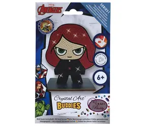 CRYSTAL ART Diamantové maľovanie Postavička Black Widow / 11 cm