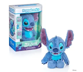 Wow STUFF Interaktívny plyšák Stitch / Lilo a Stitch / výška 21 cm / dotykový senzor / 3x AAA