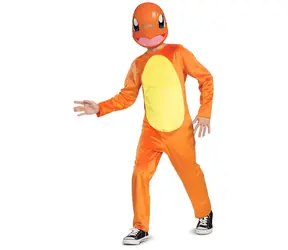 DISGUISE Kostým Pokémon Charmander / Licenčný kostým / Overal a maska / 7-8 rokov