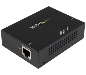 StarTech Gigabit PoE+ extender / Sieťový opakovač / IEEE 802.3 AF/at / dosah 100 m