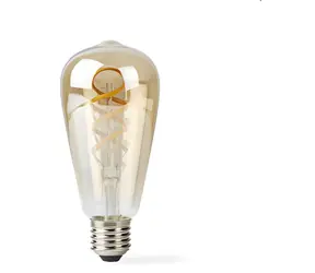 Nedis SMART LED filament žiarovka / E27 / 5,5 W / 350lm / Wi-Fi