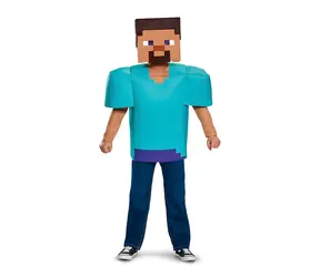 DISGUISE Kostým Minecraft Steve / 7-8 rokov / 124-135 cm