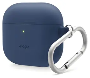 Elago Airpods 4 Silicone Hang Case Jean Indigo / Puzdro / silikónové / s pútkom na zavesenie / pre AirPods 4