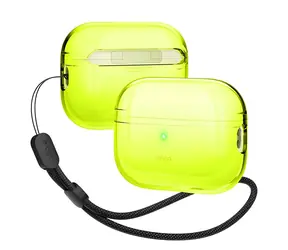 Elago AirPods Pro 2 TPU Case neónovo žltá / Puzdro pre slúchadlá / nylonové pútko