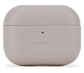 Decoded Leather AirCase béžová / Puzdro / pre Apple AirPods Pro 3 / Koža