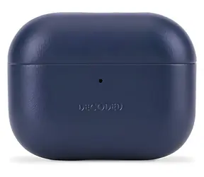 Decoded Leather AirCase tmavo modrá / Puzdro / pre Apple AirPods Pro 3 / Koža