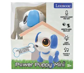 LEXIBOOK Mini robotický pes / interaktívny / ovládanie tlieskaním / od 3 rokov