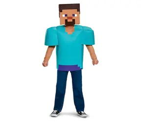DISGUISE Kostým Minecraft Steve / 10-12 rokov / 137-149 cm
