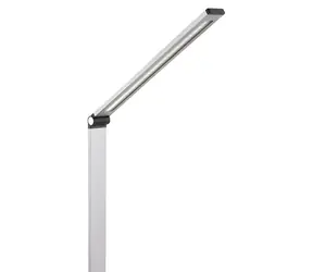 Platinet PDL888S strieborná / LED lampička / 10 W / 500 lm / 3000-6000 K / dotykové ovládanie / Qi nabíjanie